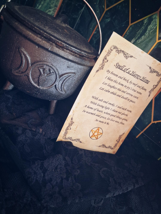 Spell of a Happy Home A6 Spell Card