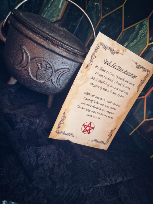 Spell for a Hex Breaking A6 Spell Card