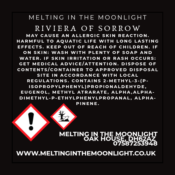 Riviera of Sorrow wax melts