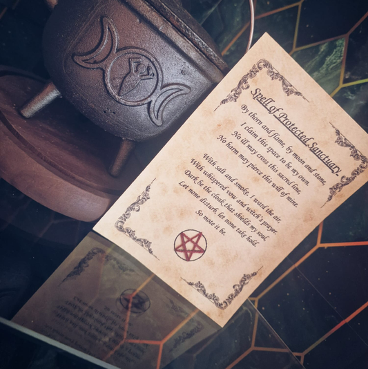 Spell of Protected Sanctuary A6 Spell Card