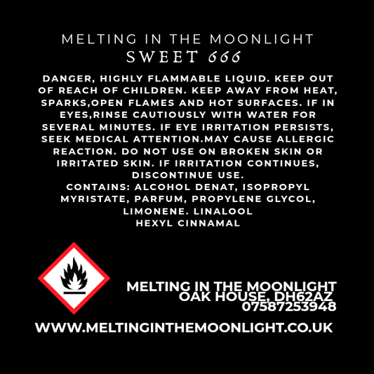 Sweet 666 Body mist spray