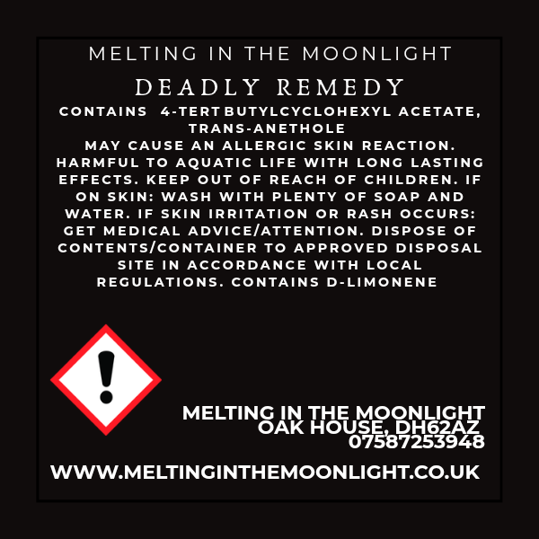 Deadly Remedy Wax melts
