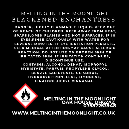 Blackened Enchantress Body Mist Spray